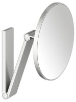 Косметическое зеркало Keuco iLook Move 17612 настенное, с увеличением, нержавеющая сталь finish