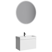 Тумба с раковиной Aqwella Pure 80 белая Тумба с раковиной Aqwella Pure 80 белая