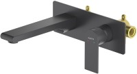 Смеситель для раковины AQUATEK Лира AQ1413MB С ВНУТРЕННЕЙ ЧАСТЬЮ, матовый черный