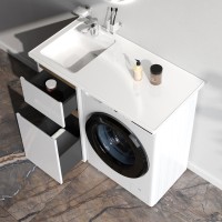 Мебель для ванной комнаты AM.PM X-Joy 40 L под узкую стиральную машину