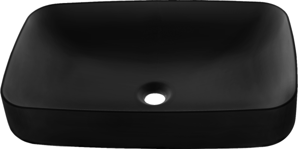 Накладная раковина Kerasan Tribeca 514131 60x38 см, черный матовый