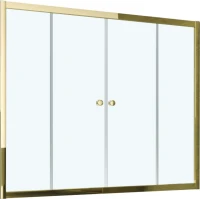 Шторка на ванну Vegas Glass Z2V Tur Novo 180 09 01 профиль золото, стекло прозрачное