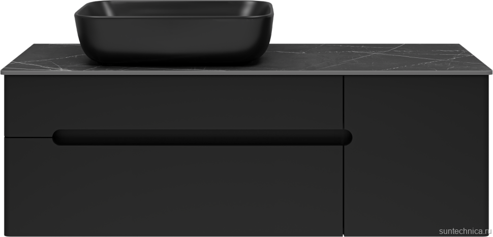 Мебель для ванной комнаты Misty Роял 120 черная