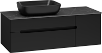 Мебель для ванной комнаты Misty Роял 120 черная Мебель для ванной комнаты Misty Роял 120 черная