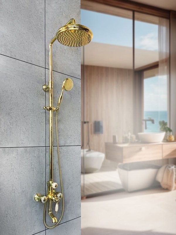 Душевая стойка AltroBagno Opera 030206 Or золото