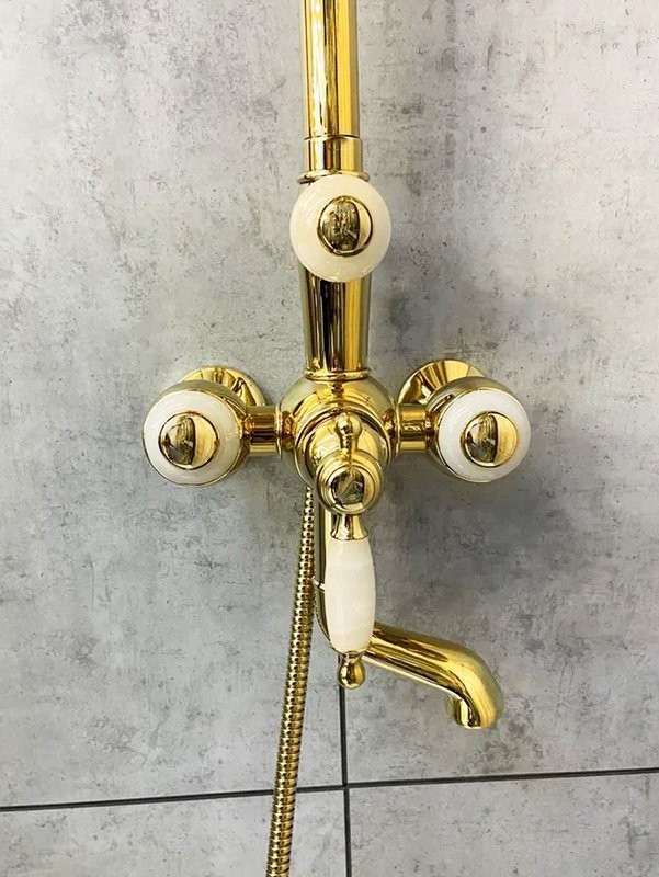 Душевая стойка AltroBagno Opera 030206 Or золото