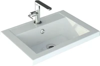 Тумба с раковиной Art&Max Family 50, подвесная, Bianco Lucido