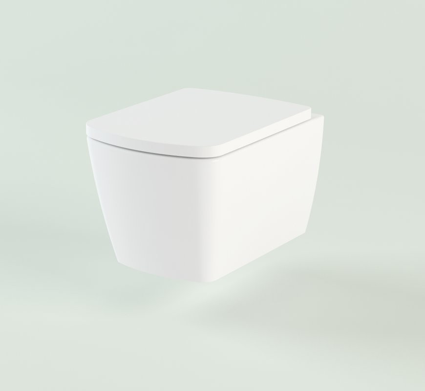 Комплект Унитаз подвесной Lavinia Boho Aveo Rimless 3306101R-33290600 безободковый, с микролифтом + Биде подвесное 33060050