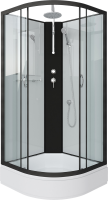 Душевая кабина Niagara Classic NG-6702-14BKT 100x100 см, без крыши, с тропическим душем