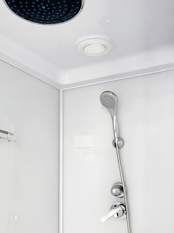 Душевая кабина Parly Bett 120х80 см, профиль матовый белый, стекло матовое