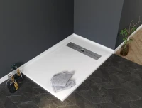 Поддон для душа Aquanet Delight 160x90 белый камень, с сифоном Поддон для душа Aquanet Delight 160x90 белый камень, с сифоном