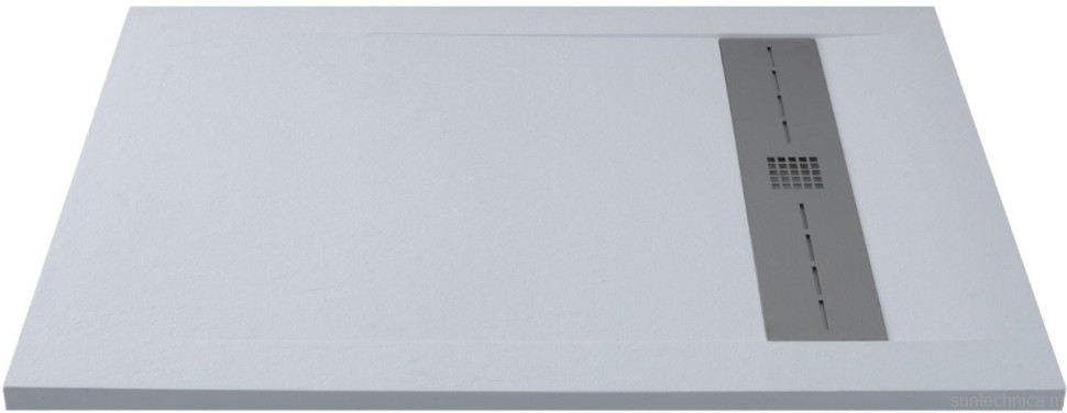 Поддон для душа Aquanet Delight 160x90 белый камень, с сифоном