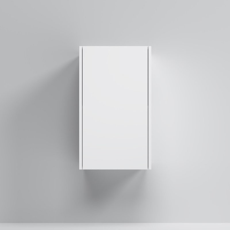 Шкаф в ванную AM.PM Func M8FCH0402WM 40 подвесной, матовый белый, фурнитура серебро