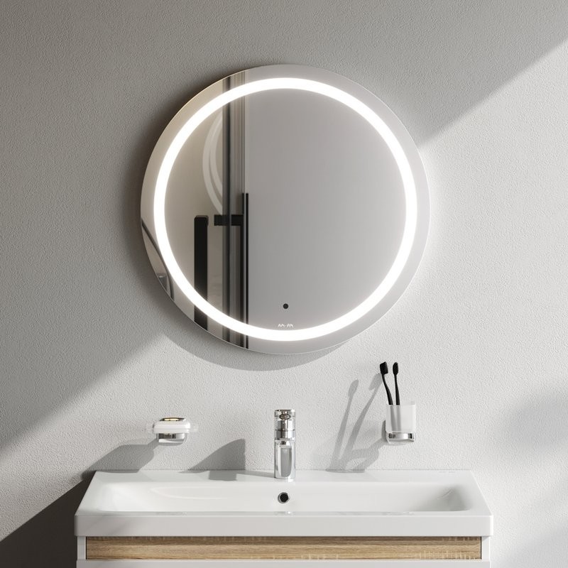 Зеркало круглое AM.PM X-Joy M85AMOX0601WG 60x60 с подсветкой