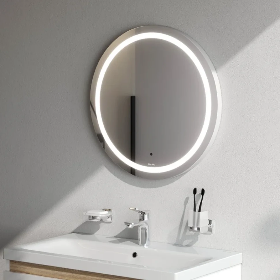 Зеркало круглое AM.PM X-Joy M85AMOX0601WG 60x60 с подсветкой