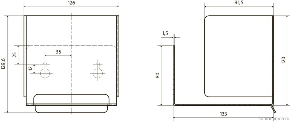 Держатель для туалетной бумаги Bemeta Living 101512230 черный