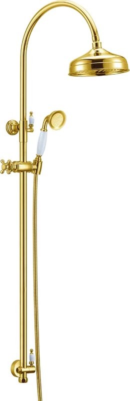 Душевой комплект Смеситель для душа Boheme Vogue 214 + Стойка Imperiale 402