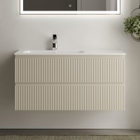 Тумба с раковиной Sancos Snob R 100 см, L, beige soft