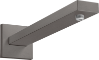 Кронштейн для верхнего душа Hansgrohe Square 27694340 38,9 см, матовый черный хром
