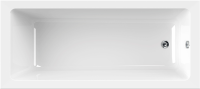 Акриловая ванна Cezares Plane Solo Mini 150x70 см, пристенная, белая, на ножках