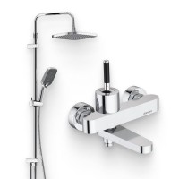 Душевой комплект Смеситель Damixa Arc 291000000 + Стойка Gala 953000000