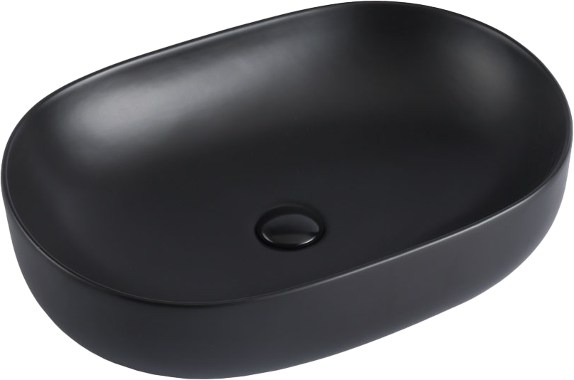 Накладная раковина Vincea VBS-113MB 60 матовая черная