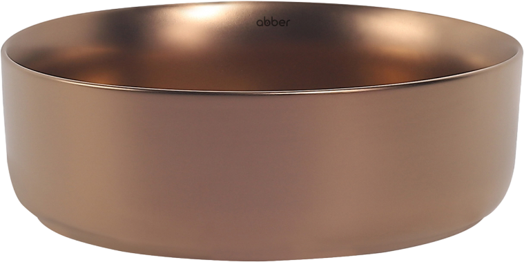 Накладная раковина Abber Bequem AC2108MRG матовое розовое золото