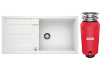Комплект Мойка Blanco Metra XL 6S 515280 белая + Измельчитель Franke