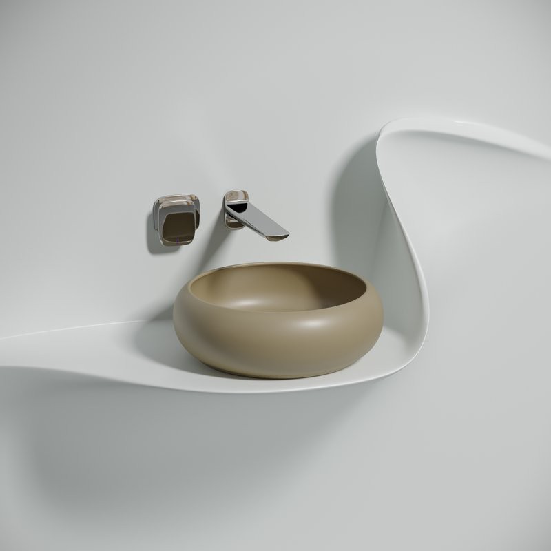 Накладная раковина Ceramicanova Element CN6050MC капучино матовая