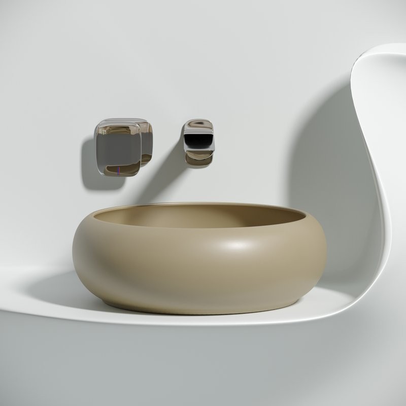 Накладная раковина Ceramicanova Element CN6050MC капучино матовая