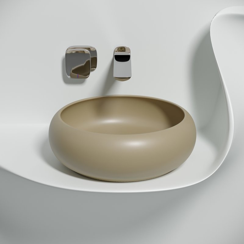 Накладная раковина Ceramicanova Element CN6050MC капучино матовая