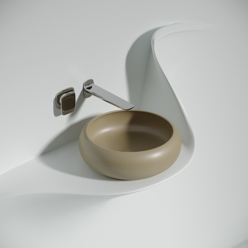 Накладная раковина Ceramicanova Element CN6050MC капучино матовая
