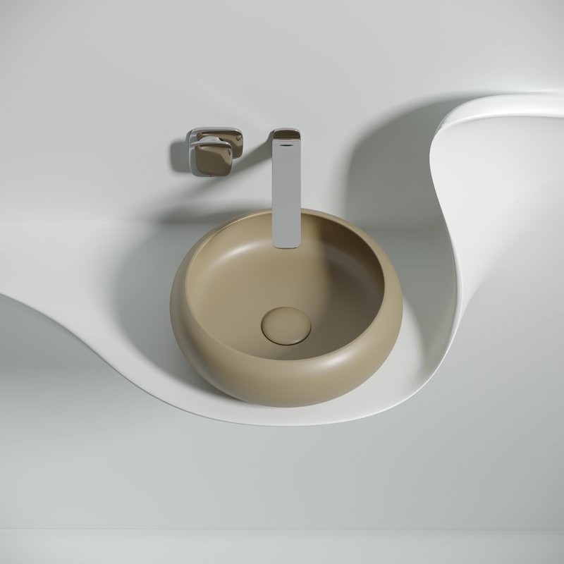 Накладная раковина Ceramicanova Element CN6050MC капучино матовая