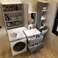 Мебель для ванной комнаты Style Line Марелла 60 подвесная, серая