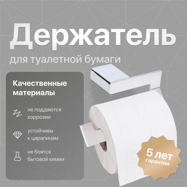 Держатель для туалетной бумаги DEKOR BANYO SS 304 SS304 007