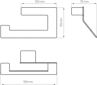 Держатель для туалетной бумаги DEKOR BANYO SS 304 SS304 007