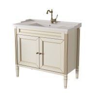 Тумба под раковину без столешницы Caprigo Albion 90 напольная, светлый беж