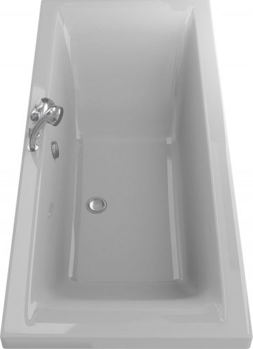 Ванна из искусственного камня Фэма Айсберг без опоры 180x80 см, пристенная, белая