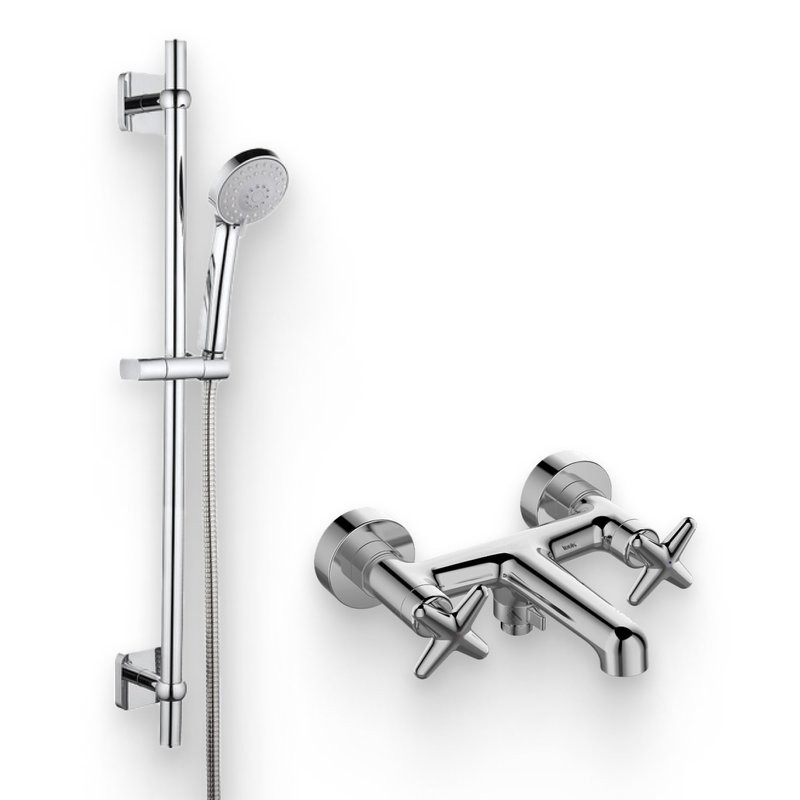 Душевой комплект Смеситель IDDIS Acros ACRSB02i02WA хром + Гарнитур Bild BIL3F65i16