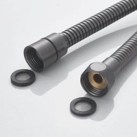 Душевая стойка Shevanik S4136T оружейная сталь