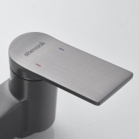 Душевая стойка Shevanik S4136T оружейная сталь