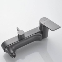 Душевая стойка Shevanik S4136T оружейная сталь