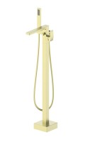 Напольный смеситель для ванны с душем Wonzon & Woghand WW-88649009-BG С ВНУТРЕННЕЙ ЧАСТЬЮ, брашированное золото