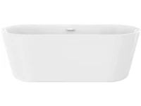 Акриловая ванна BelBagno BB306-1785 180x85 см, отдельностоящая, белая, овальная, с каркасом