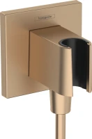 Шланговое подключение Hansgrohe FixFit Porter E 26889140 шлифованная бронза