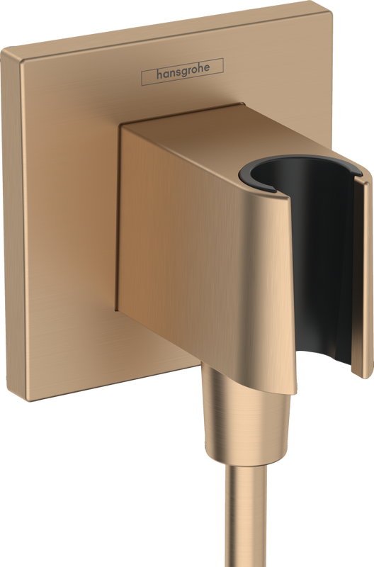 Шланговое подключение Hansgrohe FixFit Porter E 26889140 шлифованная бронза
