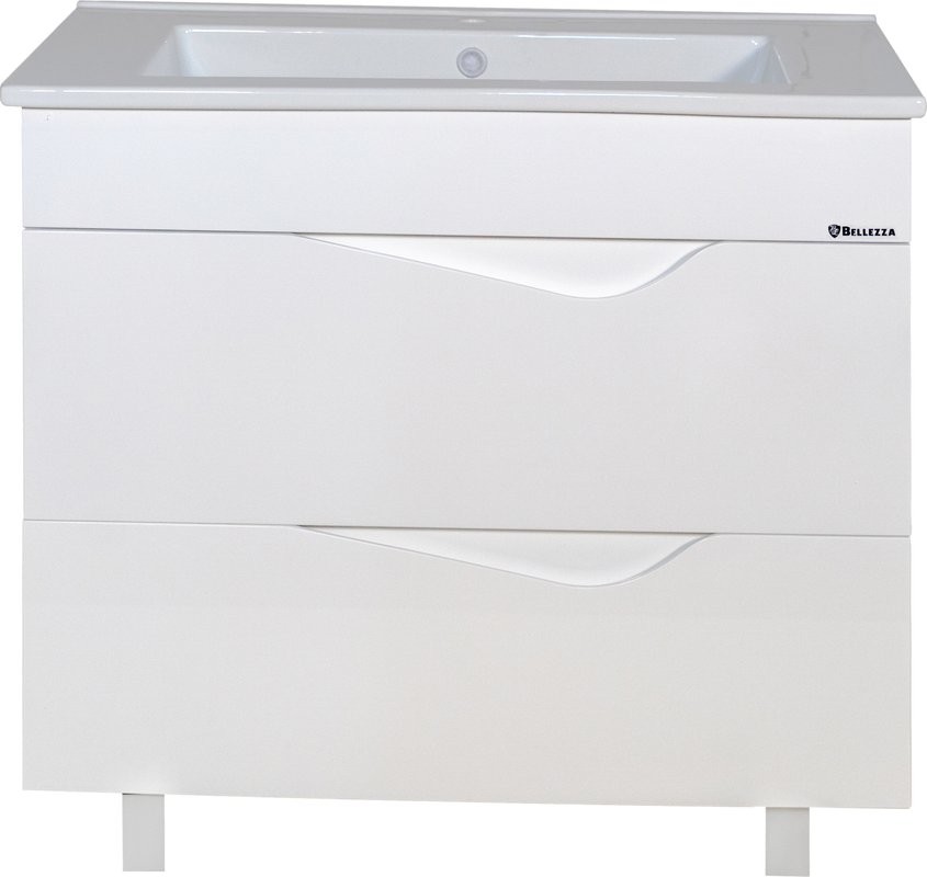 Мебель для ванной комнаты Bellezza Эйфория 85 белая