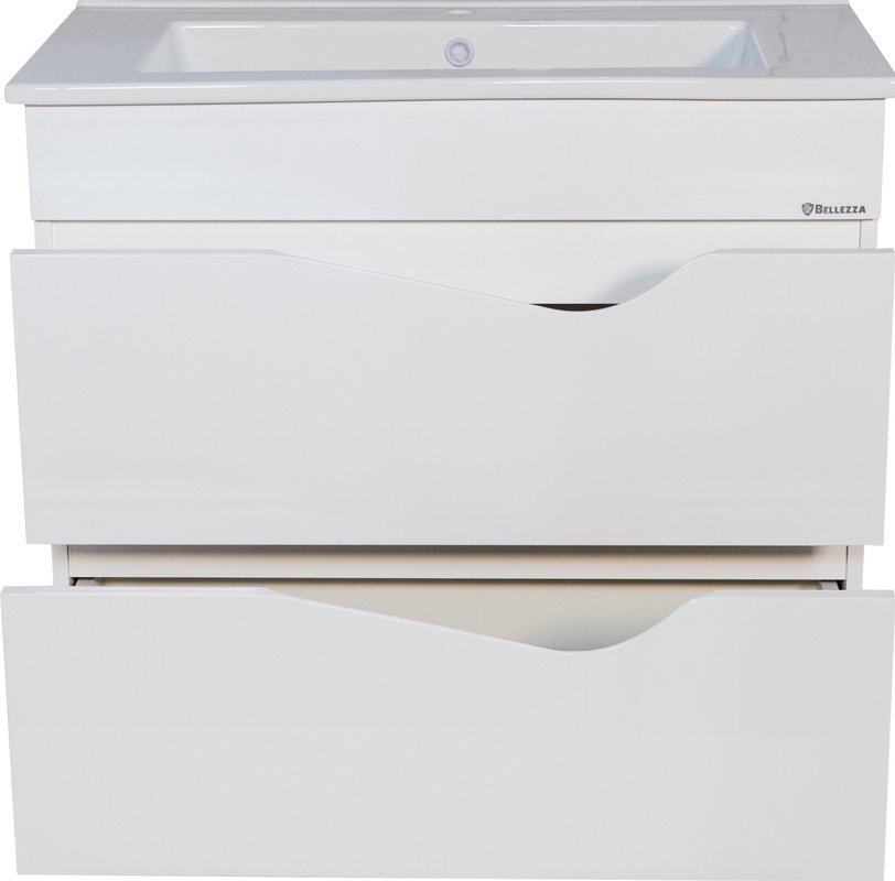 Мебель для ванной комнаты Bellezza Эйфория 85 белая