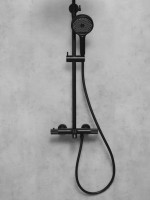 Душевая стойка AltroBagno Bilancia AltroBagnoBilancia030430MB черный матовый