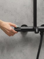 Душевая стойка AltroBagno Bilancia AltroBagnoBilancia030430MB черный матовый